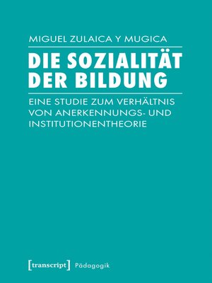 cover image of Die Sozialität der Bildung